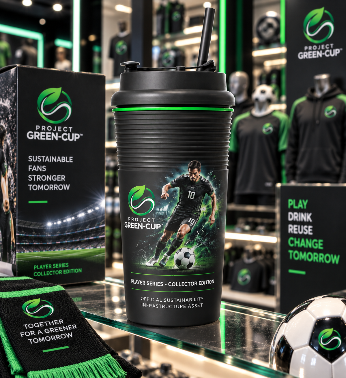 Premium Project Green-Cup Player Series collector vessel